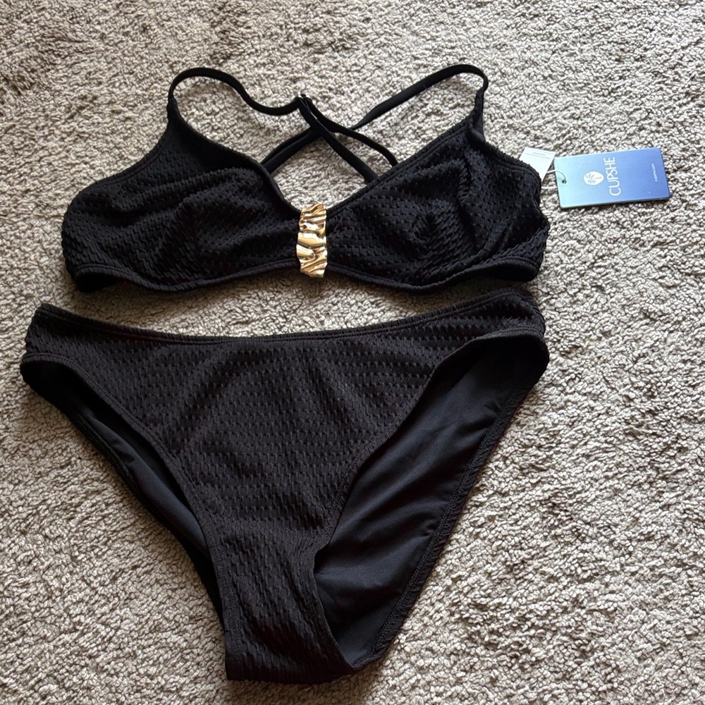 Cupshe black swimsuit